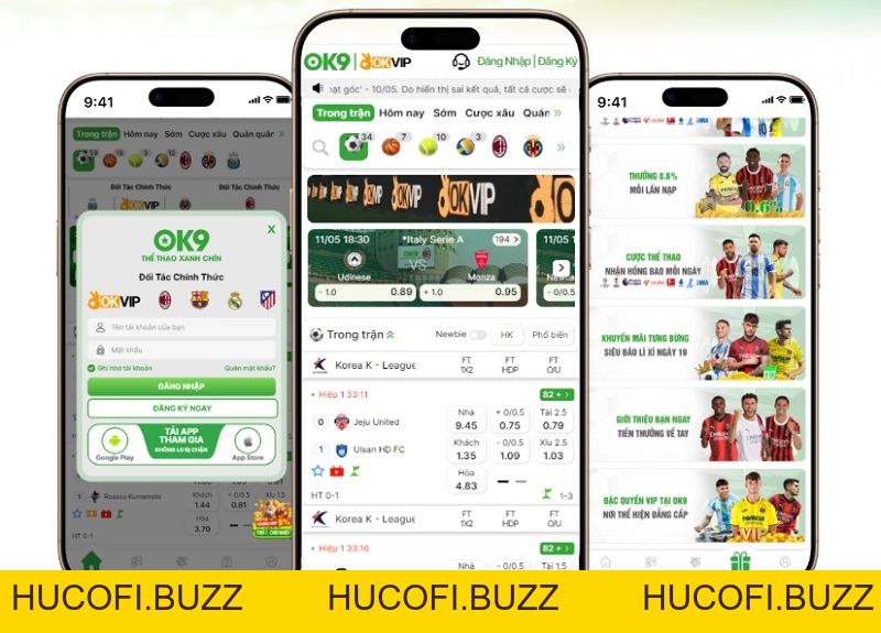 Giới Thiệu OK9 - Thương Hiệu Cá Cược Soi Kèo Bóng Đá #1 - HUCOFI.BUZZ Giới Thiệu OK9 - Thương Hiệu Cá Cược Soi Kèo Bóng Đá #1 - HUCOFI.BUZZ