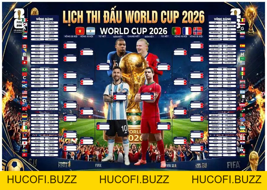 OK9: Lịch World Cup 2026 Giờ Việt Nam & VTV Trực Tiếp - HUCOFI.BUZZ