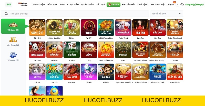 Game Bài OK9 - Sảnh Game Đổi Thưởng #1 Được Hội Viên Yêu Thích - HUCOFI.BUZZ